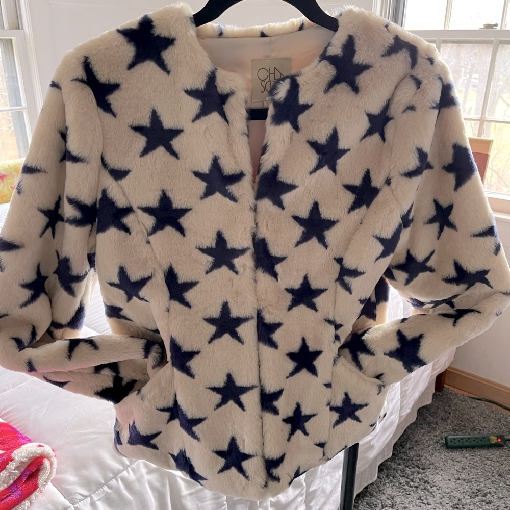 Sporty Faux Fur Jacket